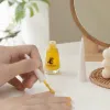 Yellow nail polish bottle, acrylic frosted bottle body, 30ml special storage container for nail art details Picture